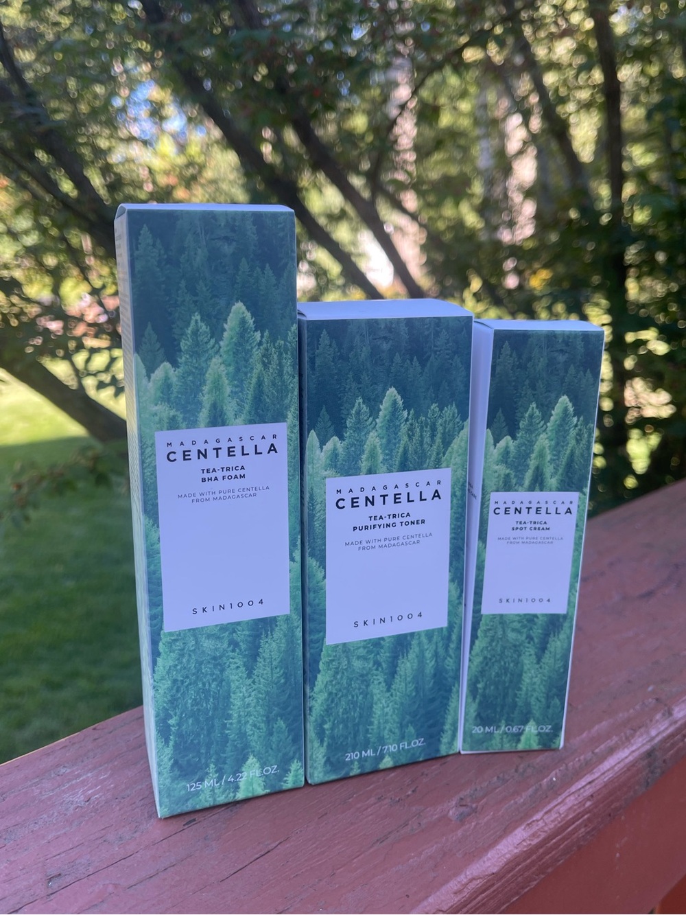 Centella Tea-trica Purifying Toner/Bha foam/spot cream